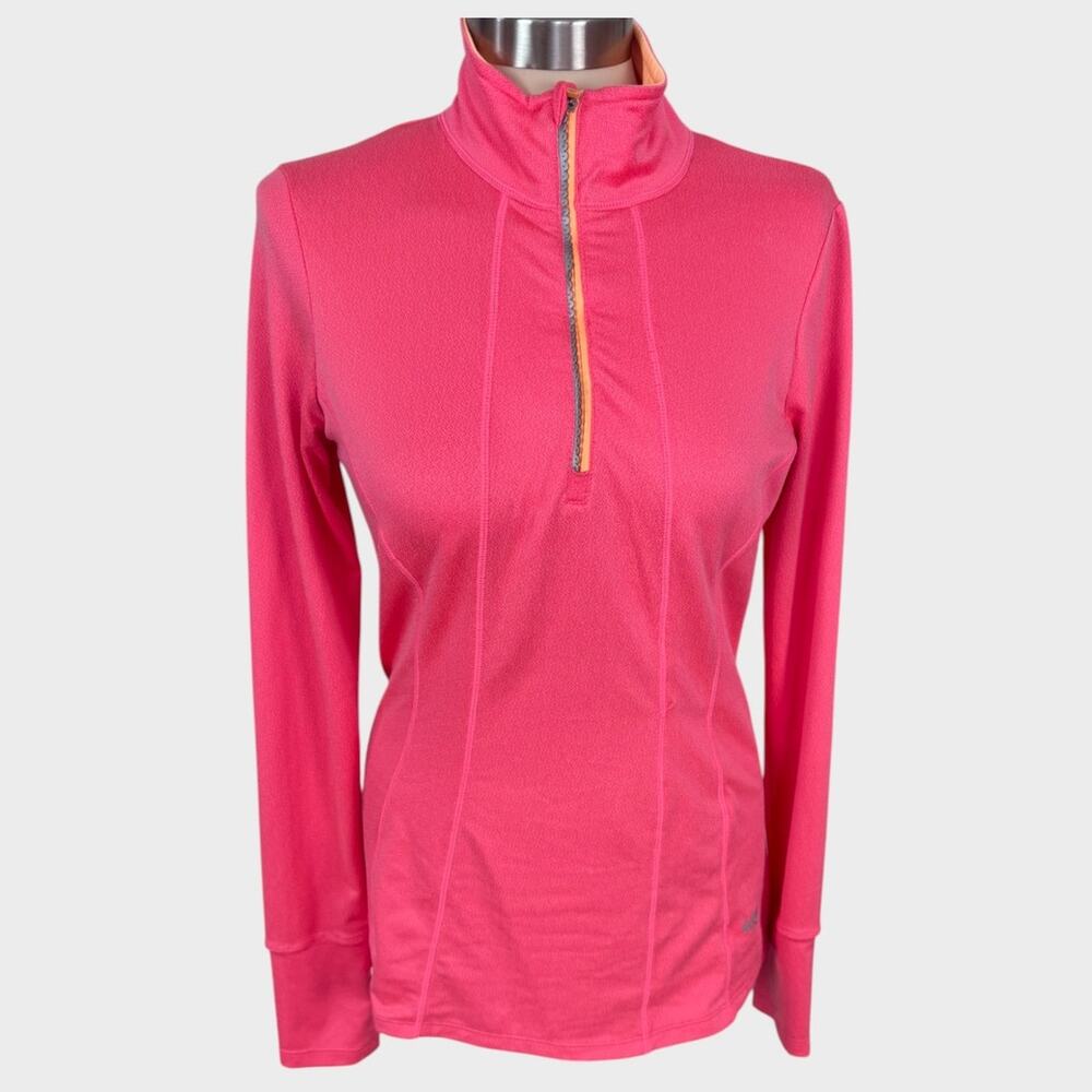 Marika Tek Dry-Wik Pink Quarter Zip Performance Wear Medium